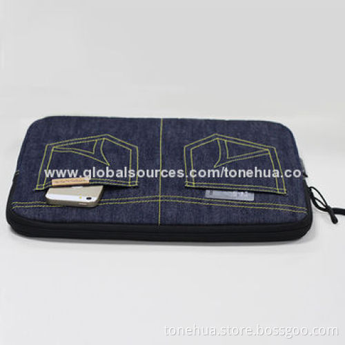 Fashion cowboy elements jean tablet bag, convenient and practical